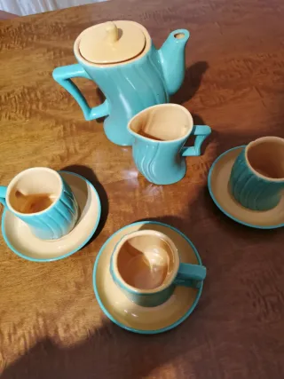 Set Tè Teiera e Tazze Ceramica