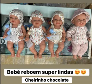 Bebê Reborn  Cheirinho Chocolate