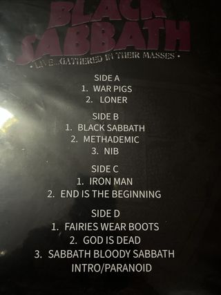 Vinilo Black Sabbath Live Gathered in Their doble