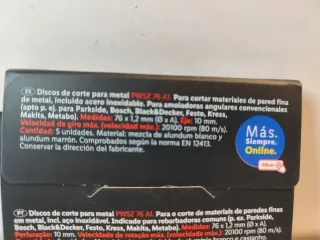 76mm Pequeños 10 Discos PARKSIDE Amoladora 12V