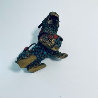 Escultura Bronce Diosa Abundancia Tibet Asia