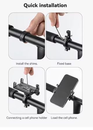 Soporte Móvil Aluminio Bici/Patinete JOHORSE