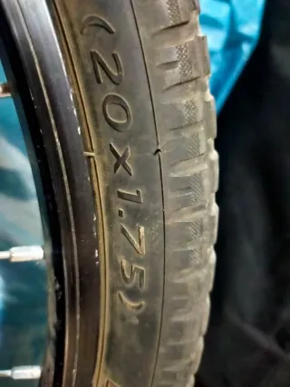 Bicicleta Montaña Infantil Azul y Roja 20 pulgadas