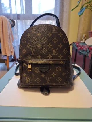Mochila Louis Vuitton Pequeña Marrón Dorada