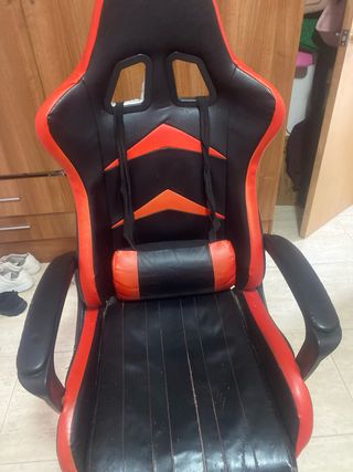 Silla Gamer Negra y Roja