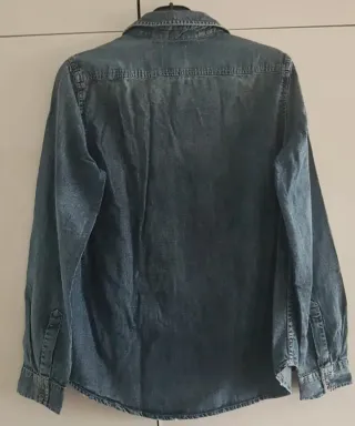 Camisa vaquera Blanco azul