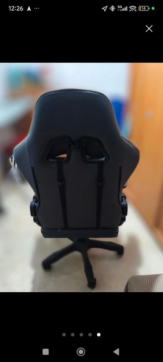 Sillón Gamer Negro y Blanco