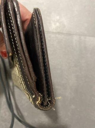 Billetera Carolina Herrera Cuero Marrón