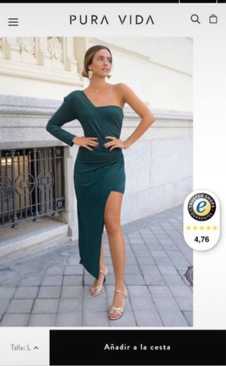 Vestido Pura Vida negro talla Xs