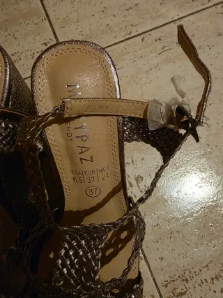 Sandalias Marypaz Tacon Mujer Talla 37