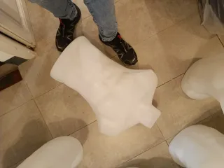 Busto o torso de maniquí de hombre