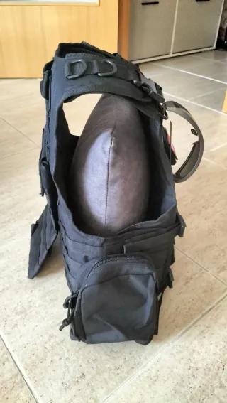 Chaleco Táctico Yakeda Porta Placas Negro