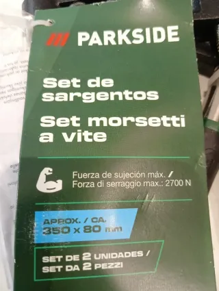 2 Sargentos PARKSIDE 2700 Nm
