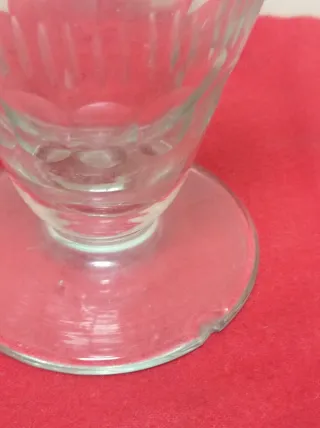 Licorera y jarra cristal tallado antiguas