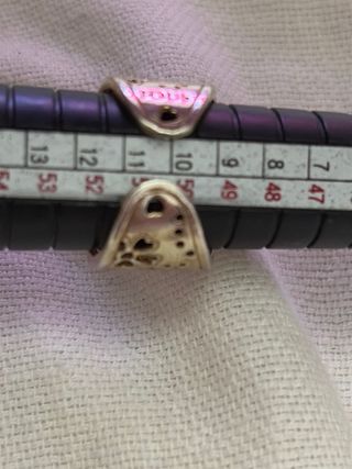 Anillo Tous Plata Vermell Ajustable