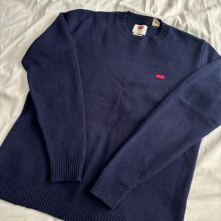 Jersey Levi's Azul Marino Lana