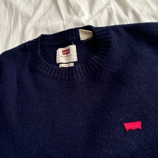 Jersey Levi's Azul Marino Lana