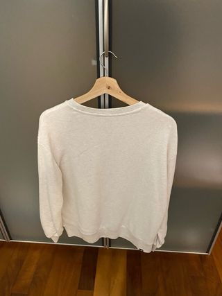 Sudadera Puma Beige/Blanca