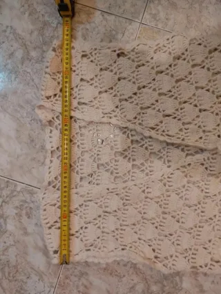 Chaleco artesanal tejido vintage