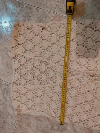 Chaleco artesanal tejido vintage