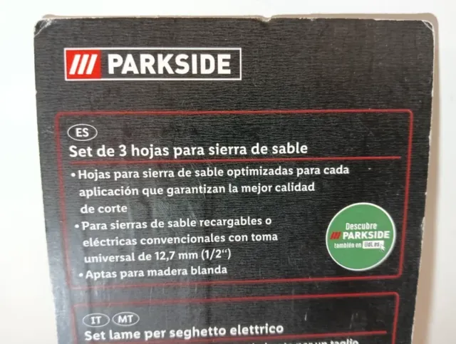 Set Hojas Sierra PARKSIDE Madera