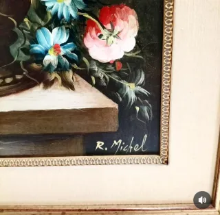Cuadro al óleo original R Michel