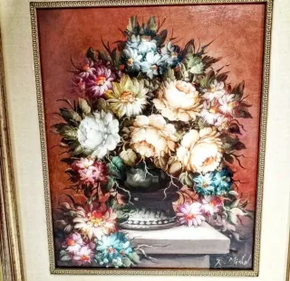 Cuadro al óleo original R Michel