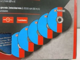 76mm Disco Mini Radial PARKSIDE Metal