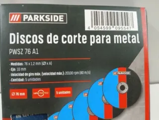 76mm Disco Mini Radial PARKSIDE Metal