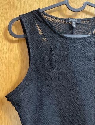 Vestido Bershka negro corto talla M