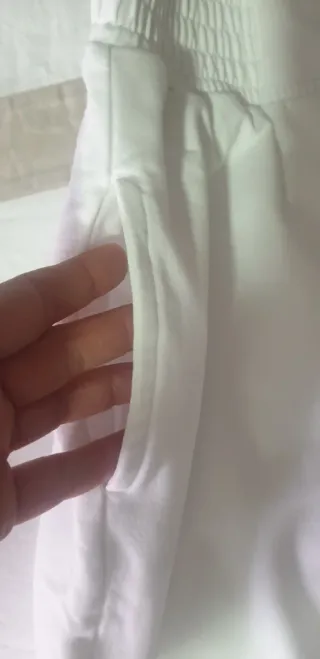 Pantalón deportivo blanco