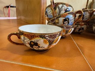 Juego de té porcelana japonesa antiguo