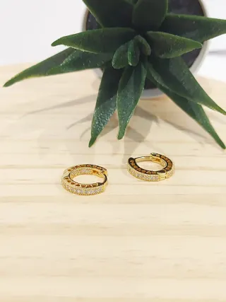 Pendientes Aro Pandora Dorados