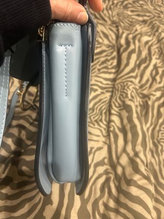 Borsa Chloe Pelle Azzurra e Camoscio Oro