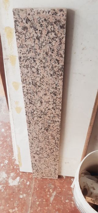 3 Escalones de Granito Rosa