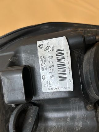 Faros Golf Plus + Bandeja Maletero