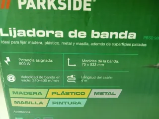 900W Lijadora Banda PARKSIDE