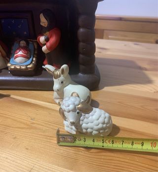 Presepe ceramica con figure
