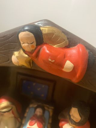 Presepe ceramica con figure