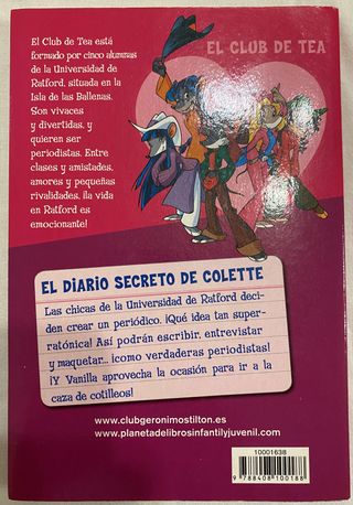 Lote 2 libros. Infantil. Tea Stilton