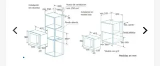 Microondas Integrable Balay 17L