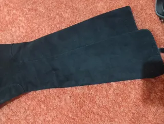 Stivali in vero cuoio neri