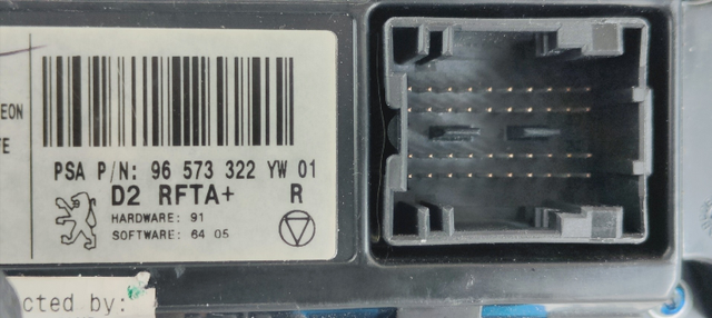 MANDO CLIMATIZADOR PEUGEOT 407 ST Confort Pack 96