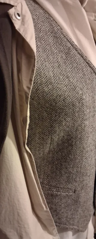 Gilet panciotto fantasia tweed