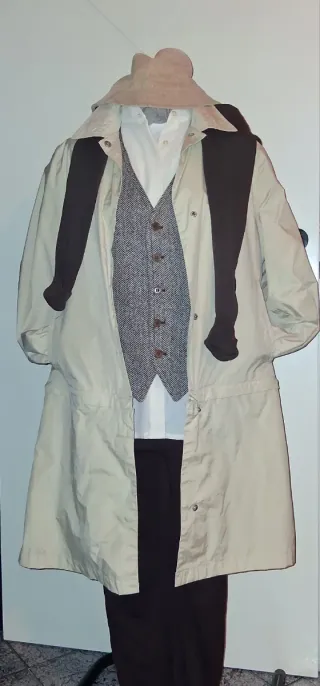 Gilet panciotto fantasia tweed