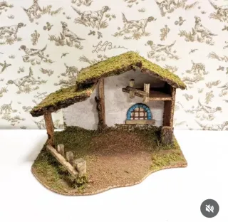 Casita de Belén rústica