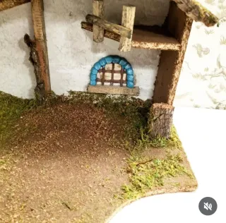 Casita de Belén rústica