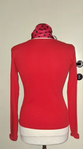Maglietta Benetton rossa donna