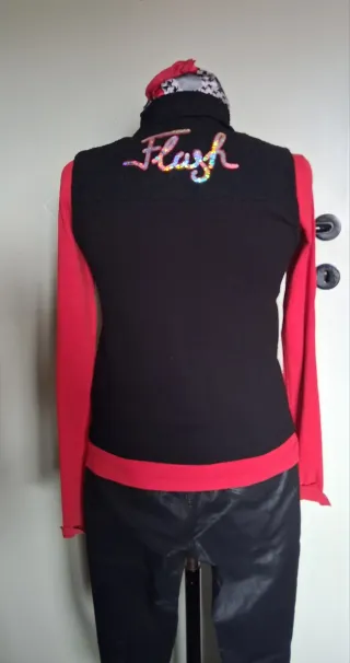 Maglietta Benetton rossa donna