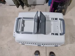 Transportín Perro Mediano/Grande Gris y Blanco